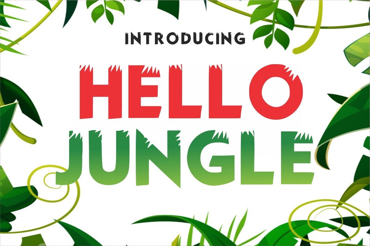 フォント Hello Jungle