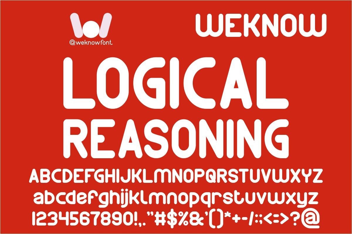フォント Logical Reasoning