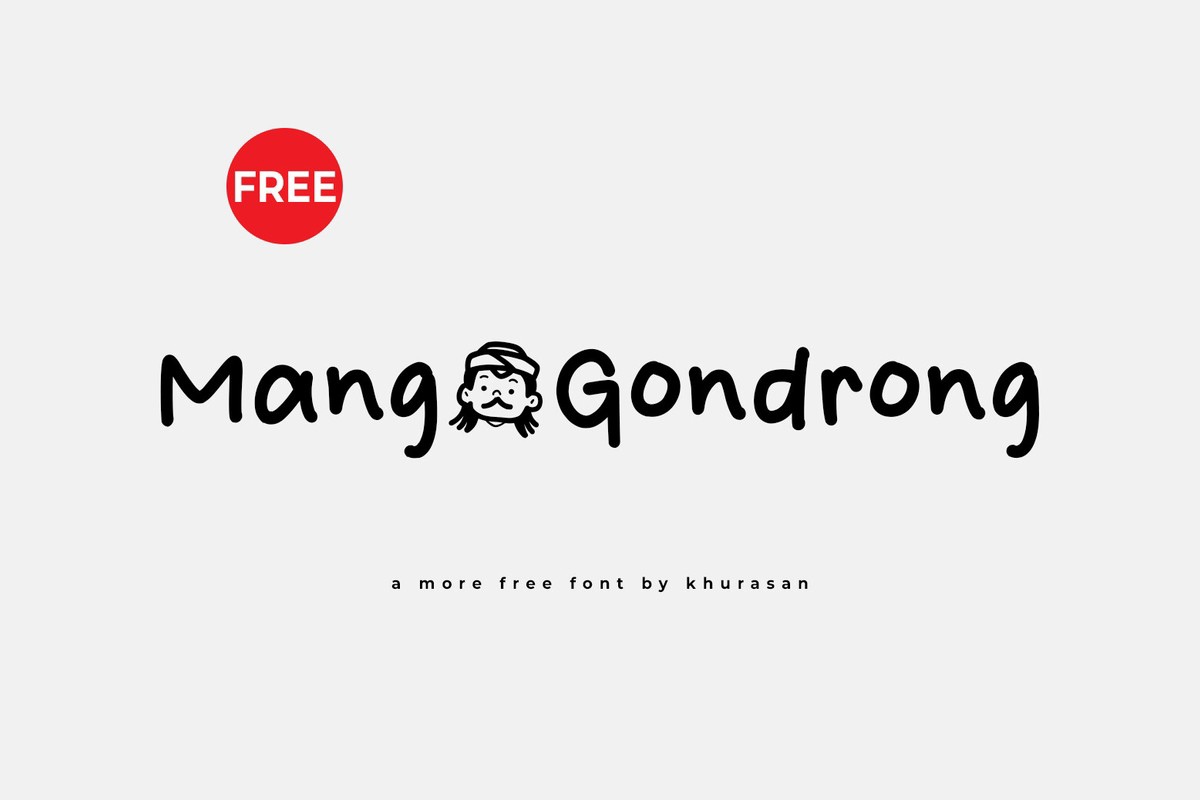 フォント Mang Gondrong