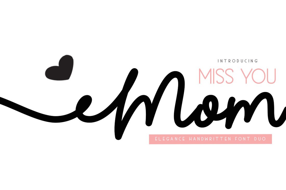 フォント Miss You Mom