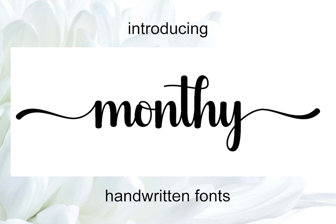 フォント Monthy