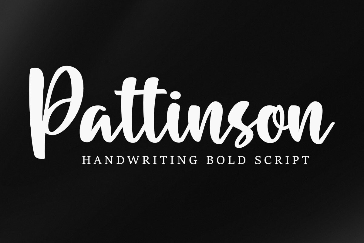 フォント Pattinson