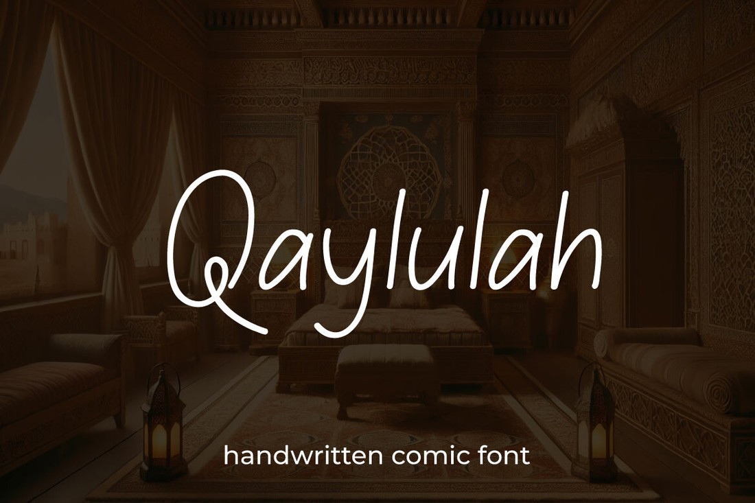 フォント Qaylulah