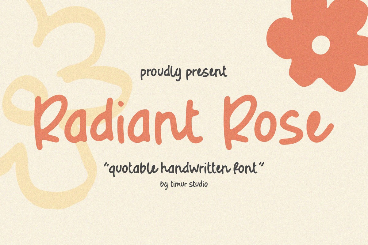 フォント Radiant Rose
