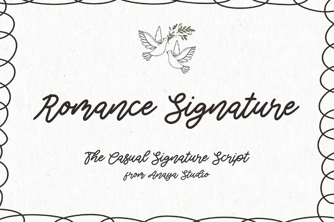 フォント Romance Signature