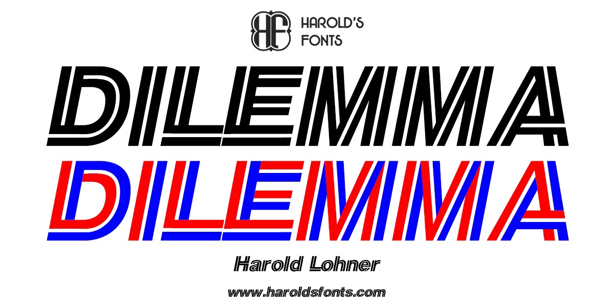 フォント Dilemma