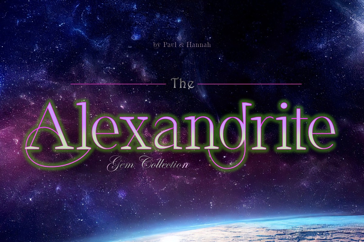 フォント The Alexandrite