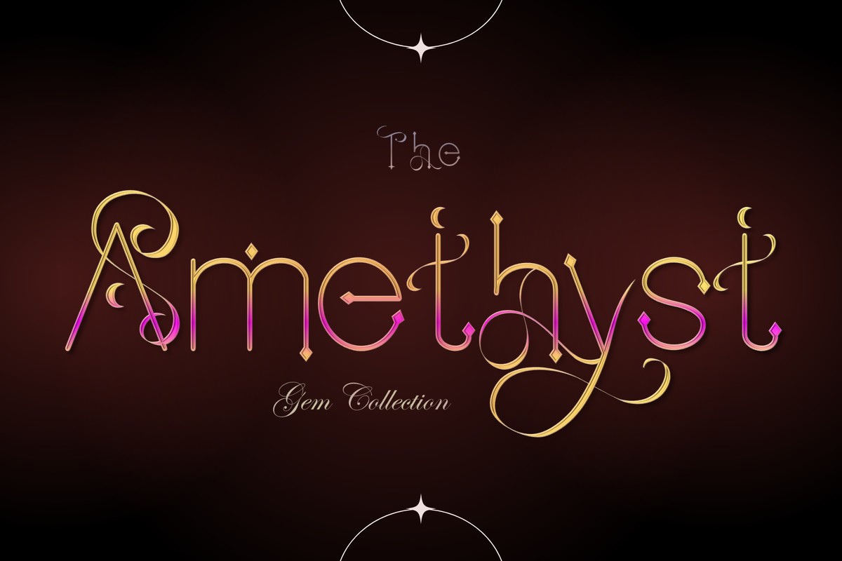 フォント The Amethyst