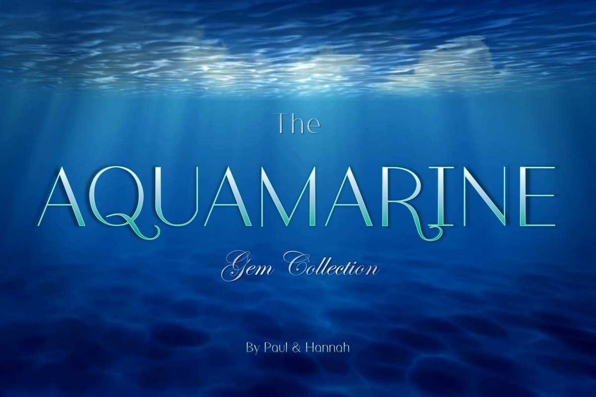 フォント The Aquamarine