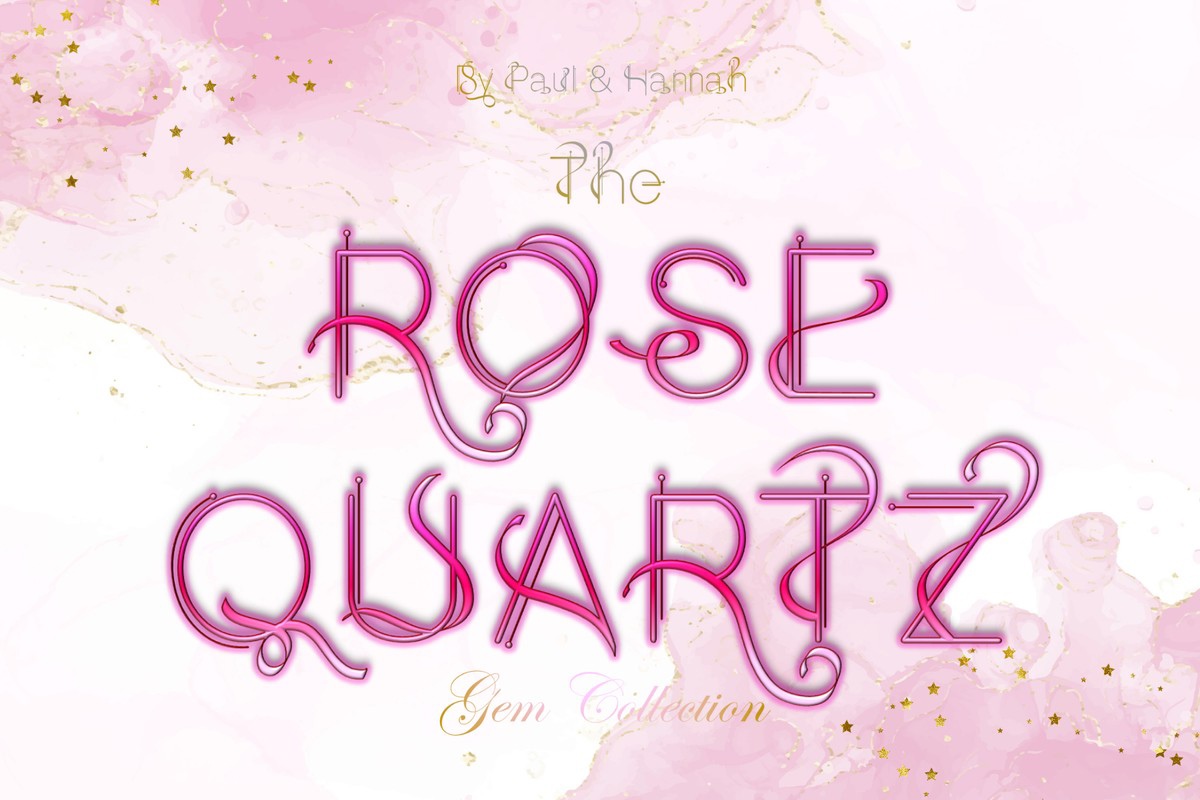 フォント The Rose Quartz