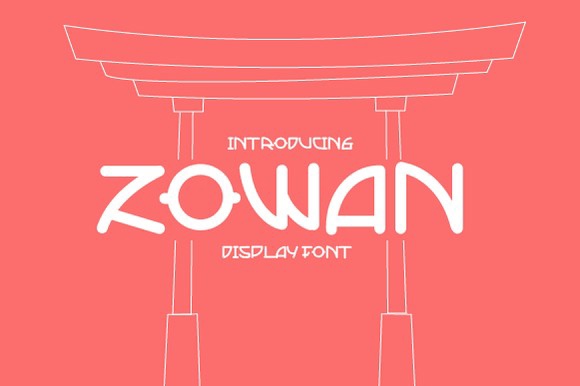フォント Zowan