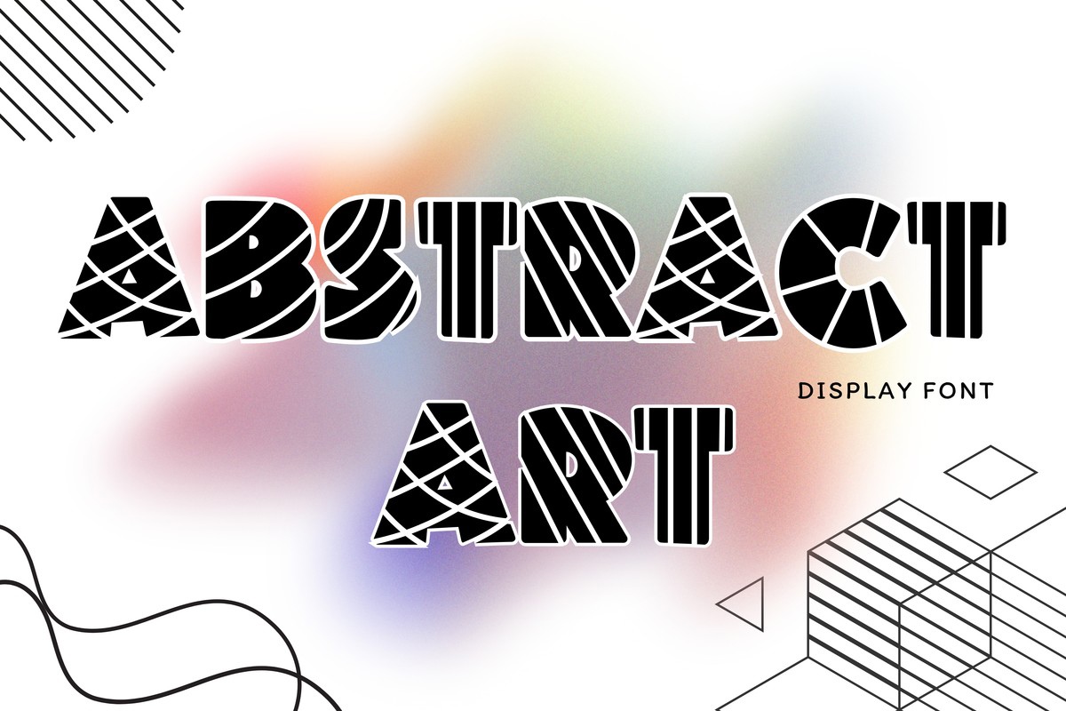 フォント Abstract Art