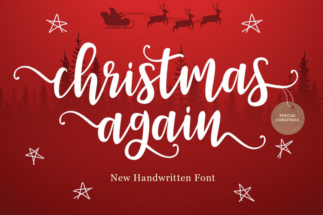 フォント Christmas Again