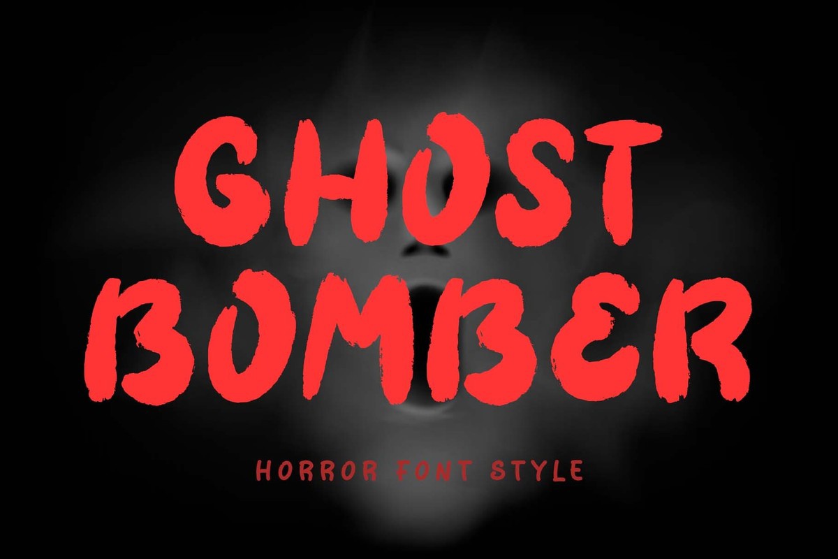 フォント Ghost Bomber