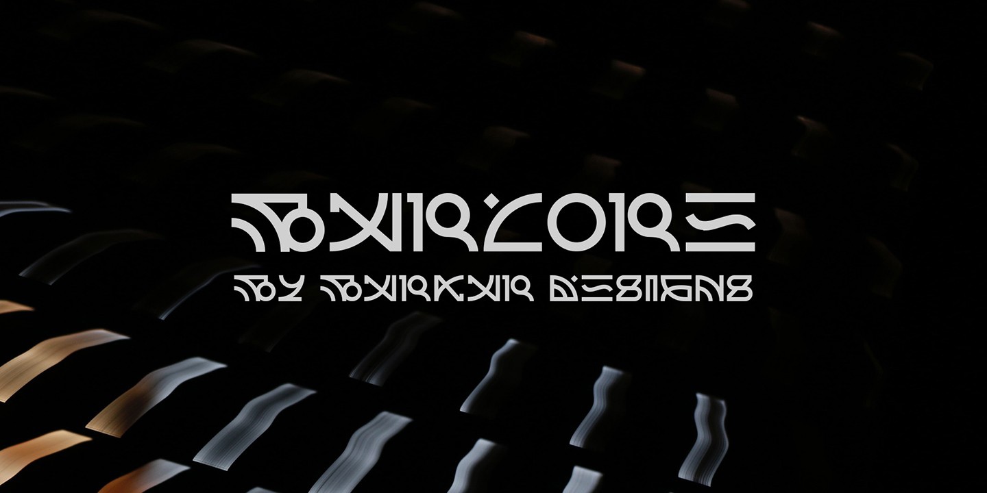 フォント Barcore