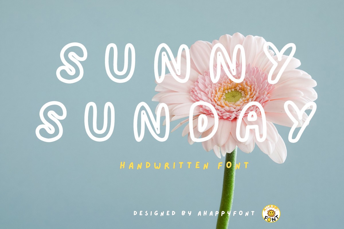 フォント Sunny Sunday