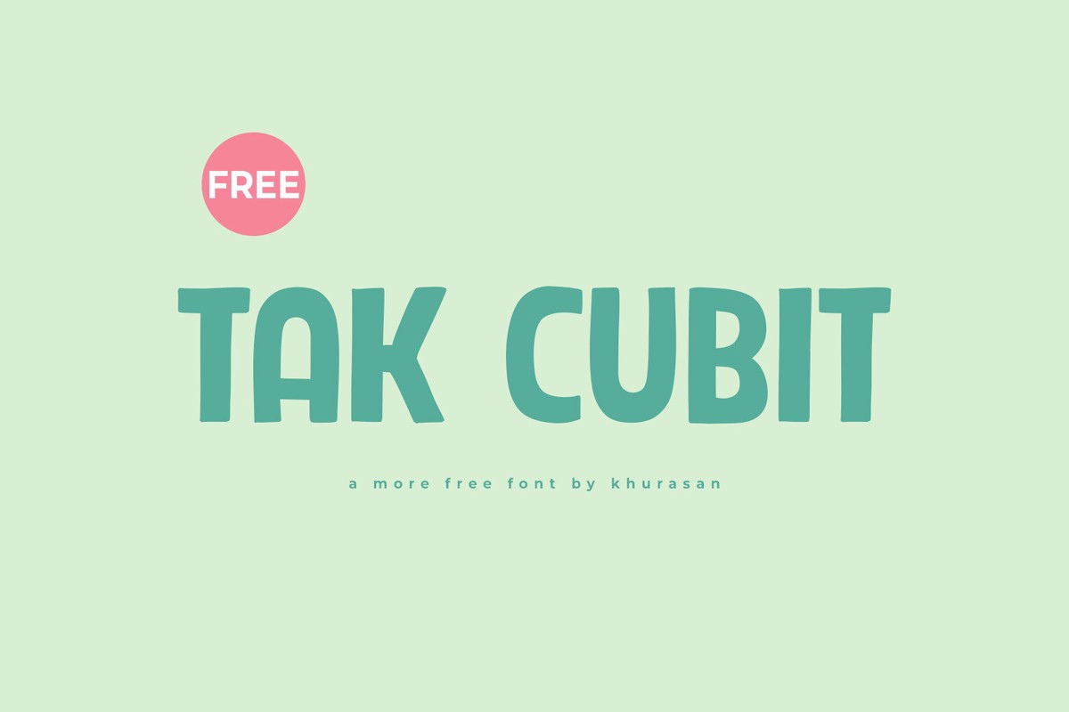 フォント Tak Cubit