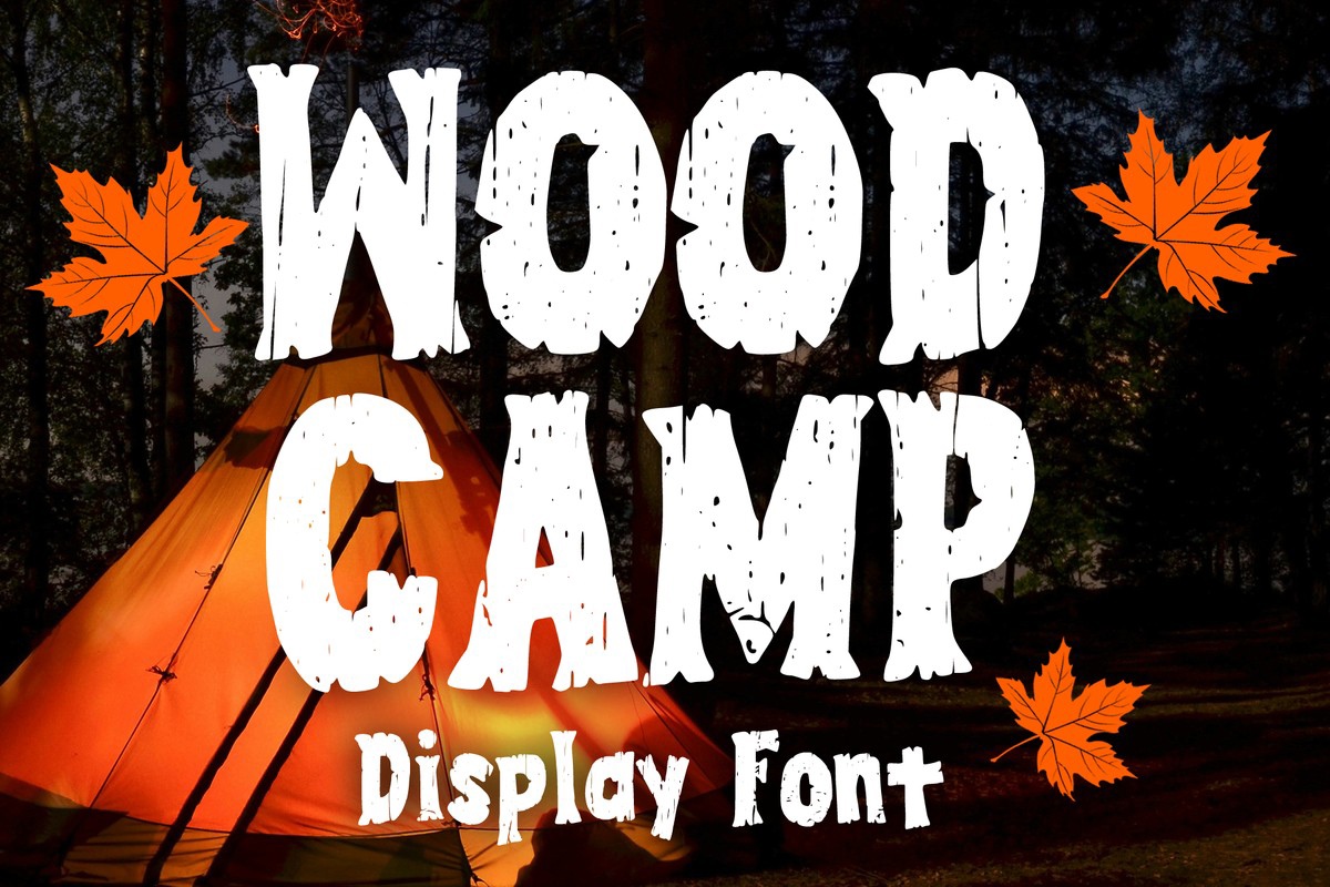 フォント Wood Camp