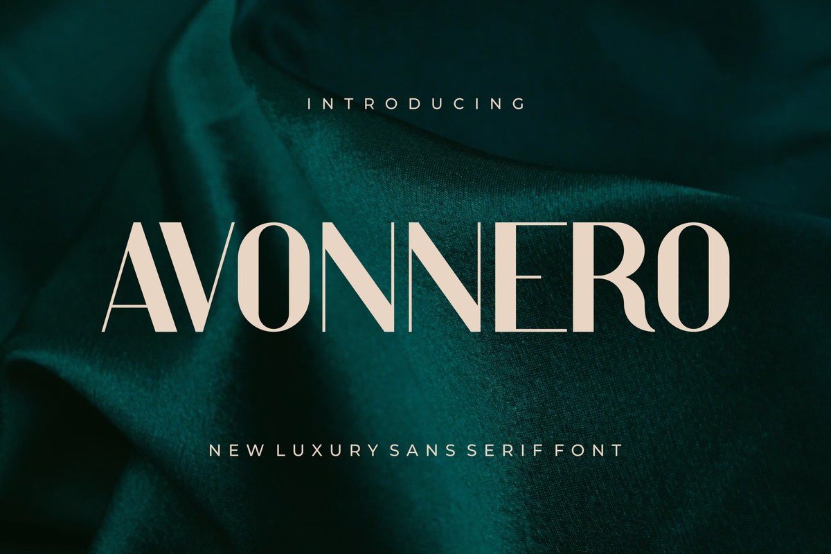 フォント Avonnero