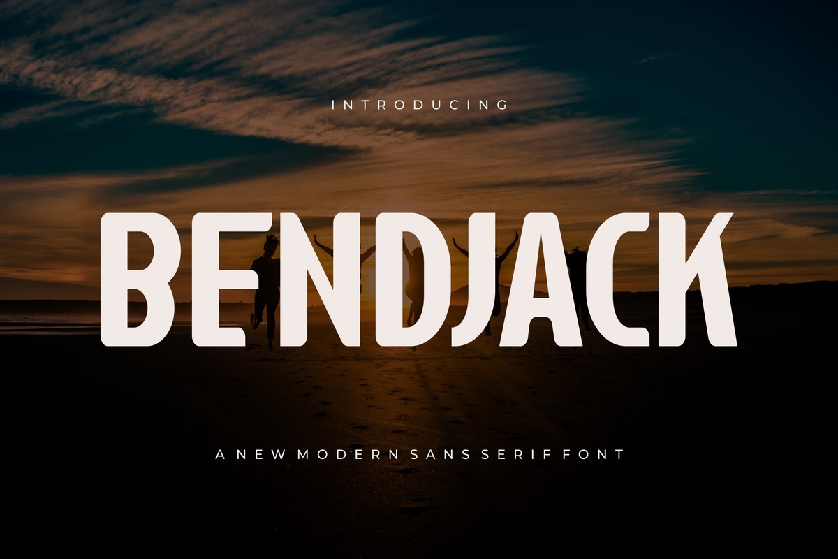 フォント Bendjack