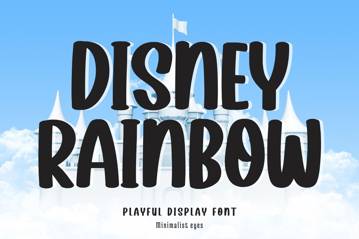 フォント Disney Rainbow
