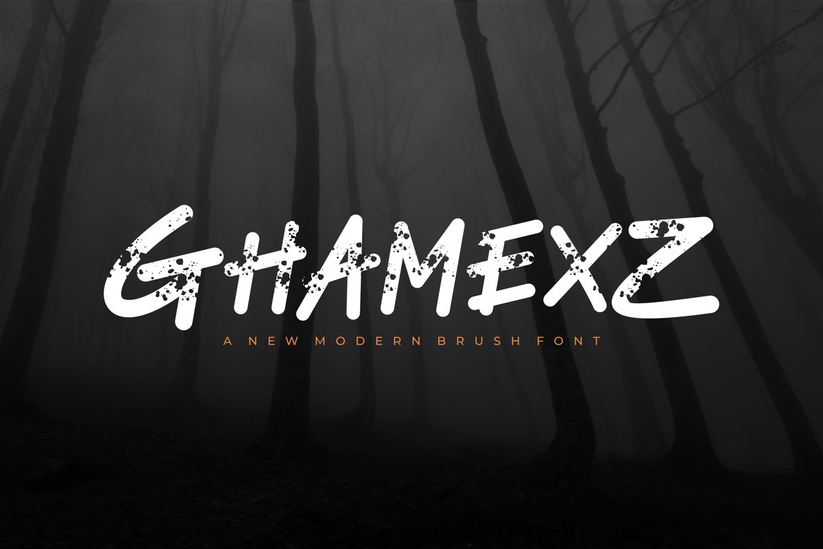 フォント Ghamexz