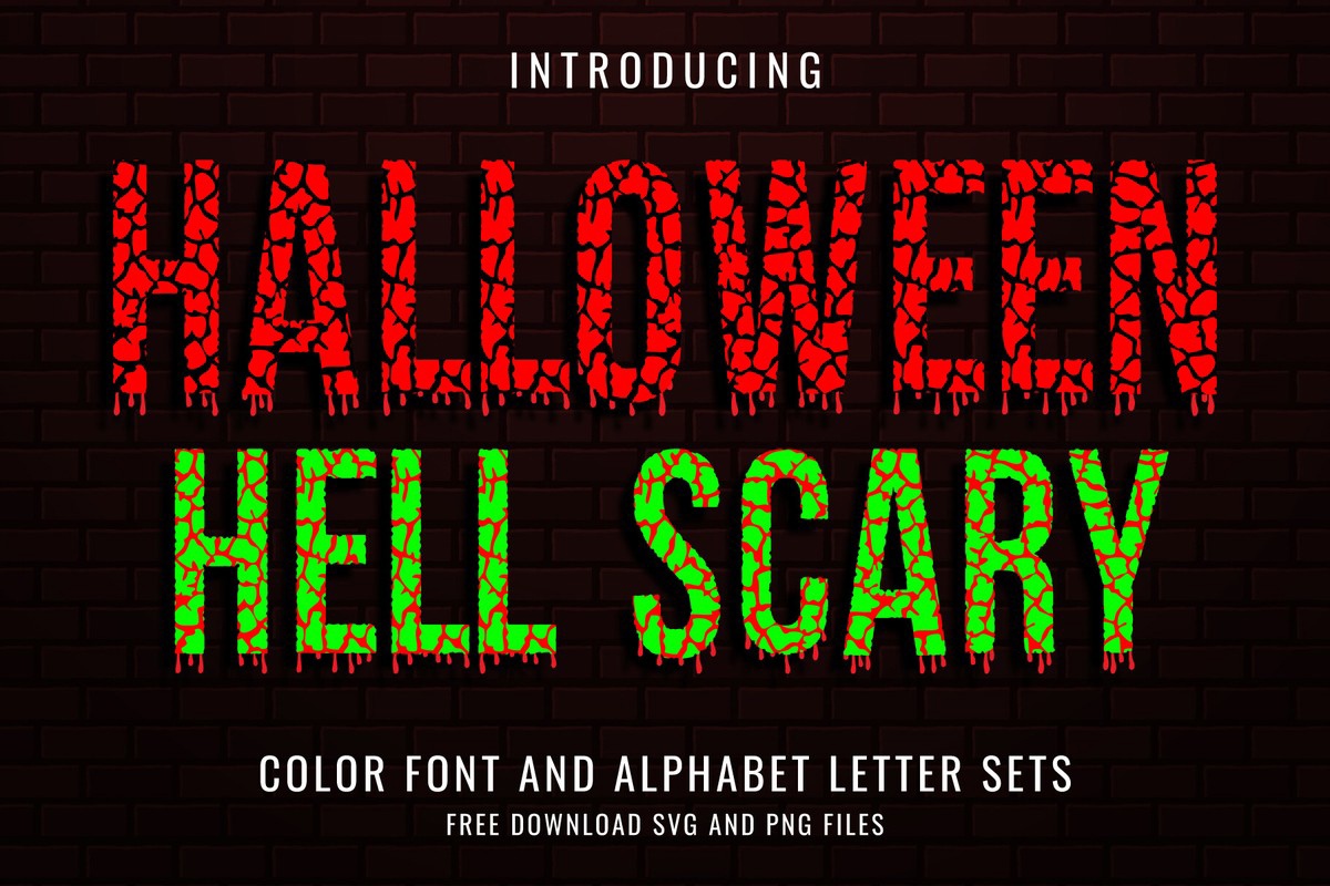 フォント Halloween Hell Scary