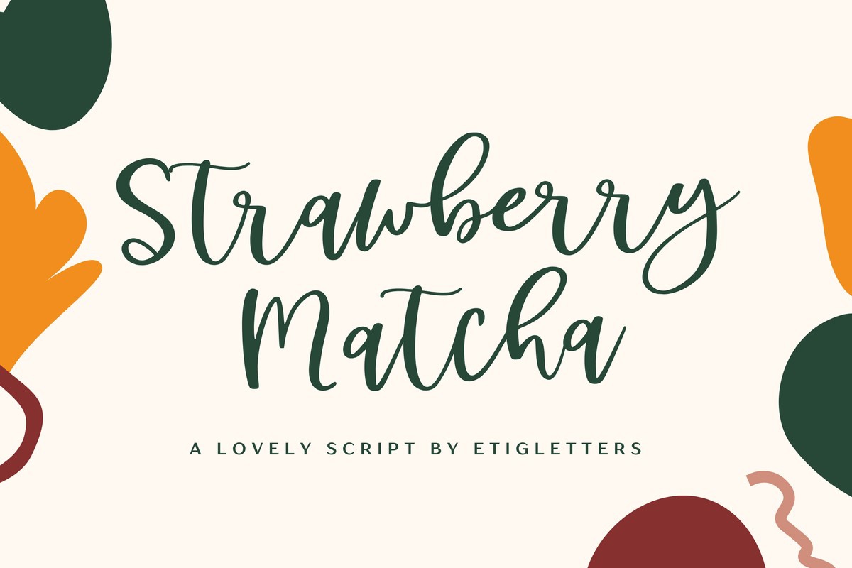 フォント Strawberry Matcha