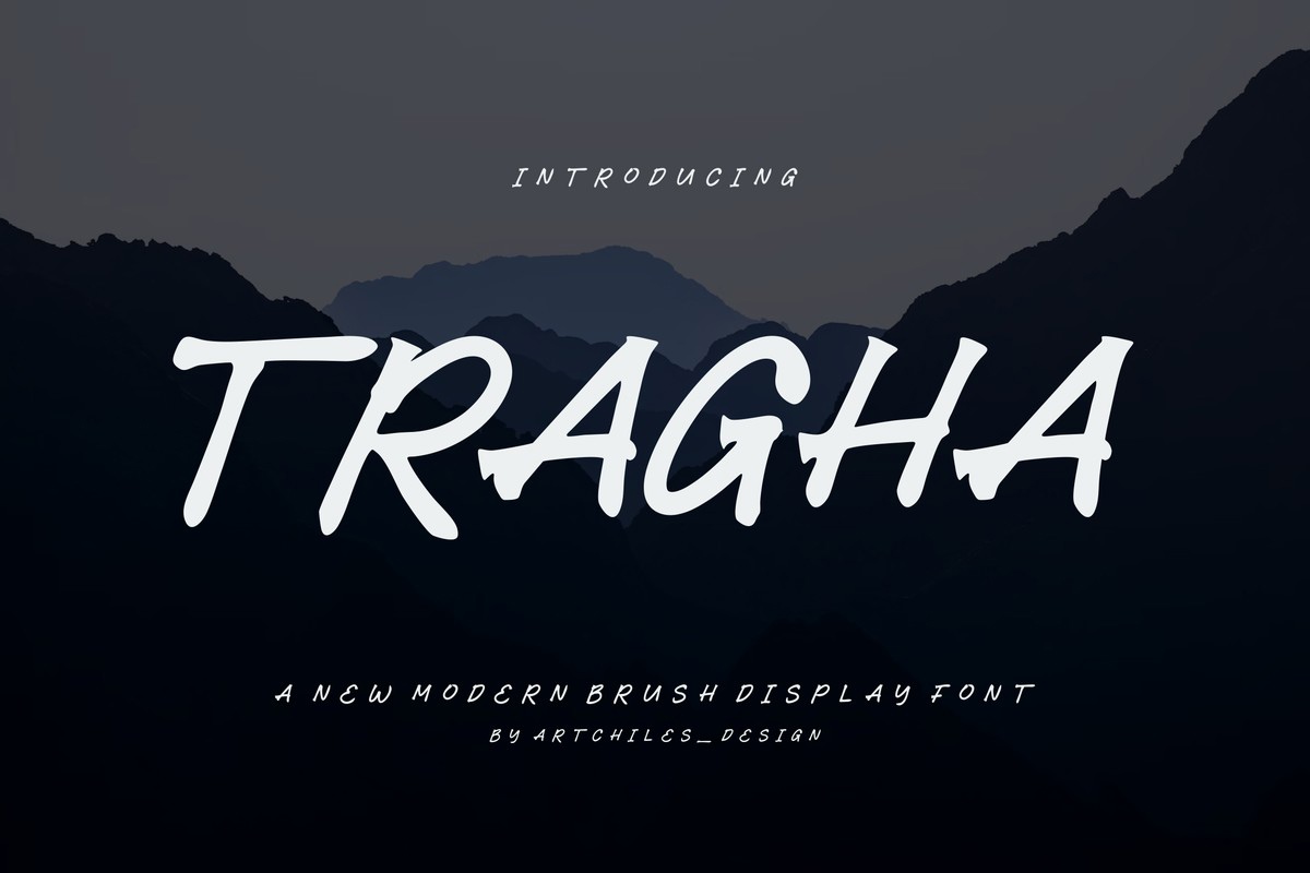 フォント The Tragha