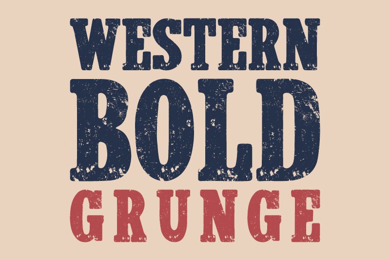 フォント Western Bold Grunge