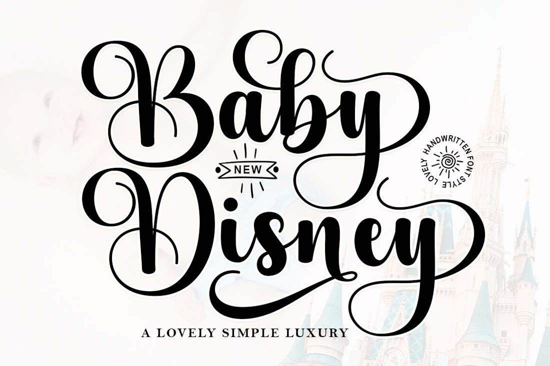 フォント Baby Disney