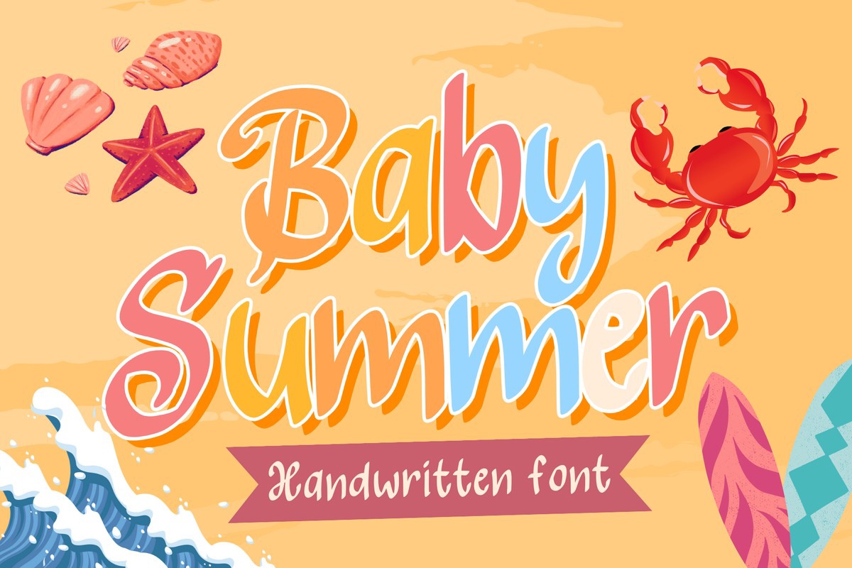 フォント Baby Summer