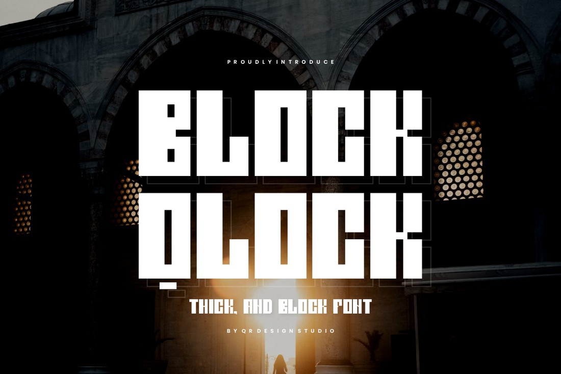 フォント Block Qlock