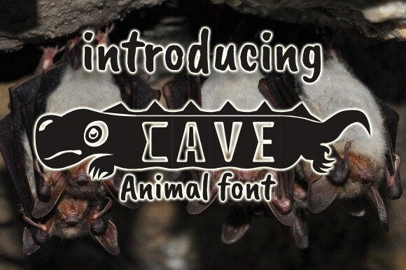 フォント Cave