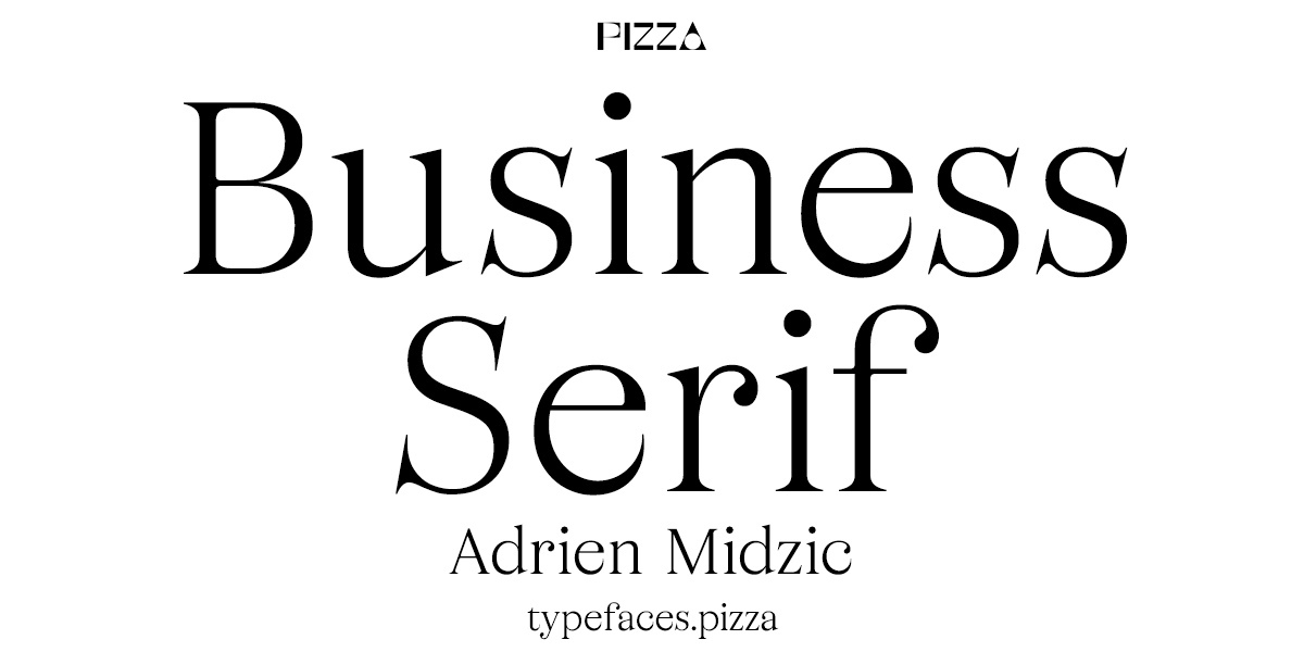 フォント Business Serif