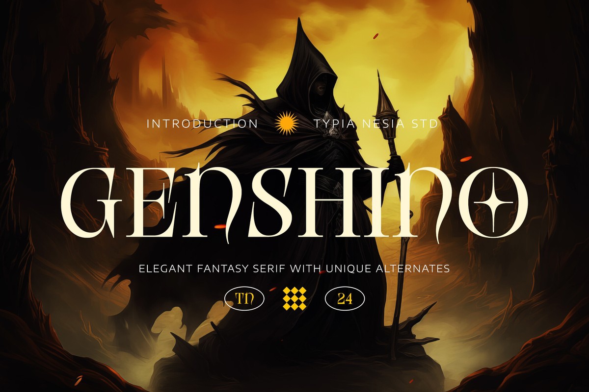 フォント Genshino