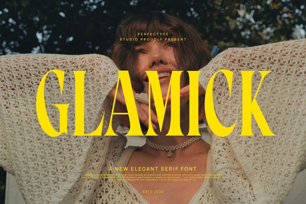 フォント Glamick