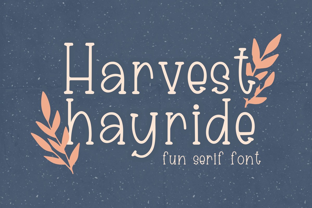 フォント Harvest Hayride