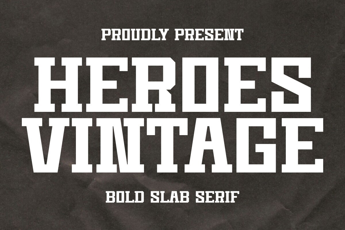 フォント Heroes Vintage