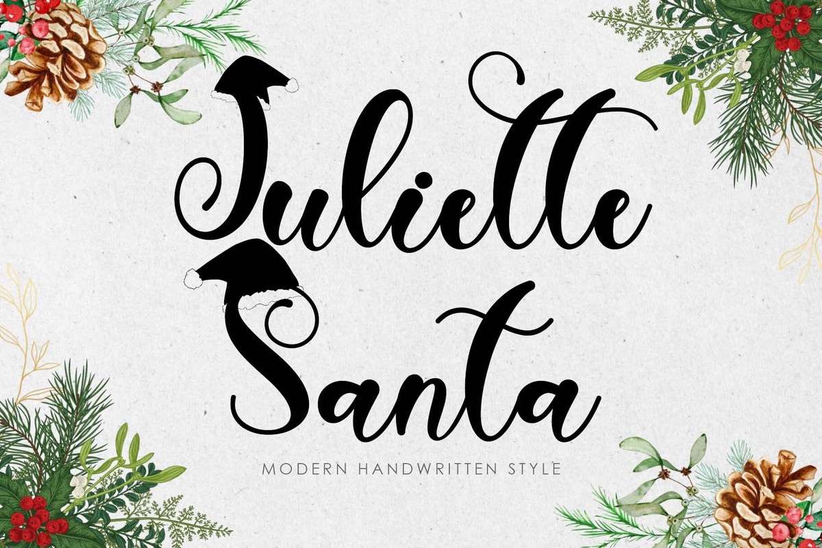 フォント Juliette Santa