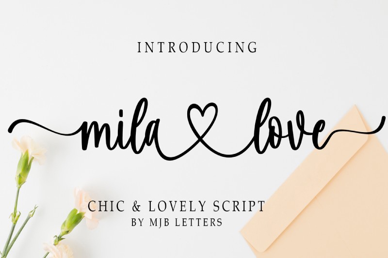 フォント Mila Love