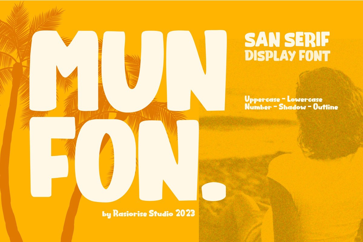 フォント Munfon Reguler