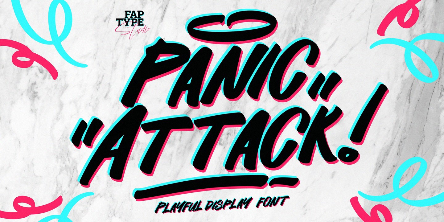 フォント Panic Attack