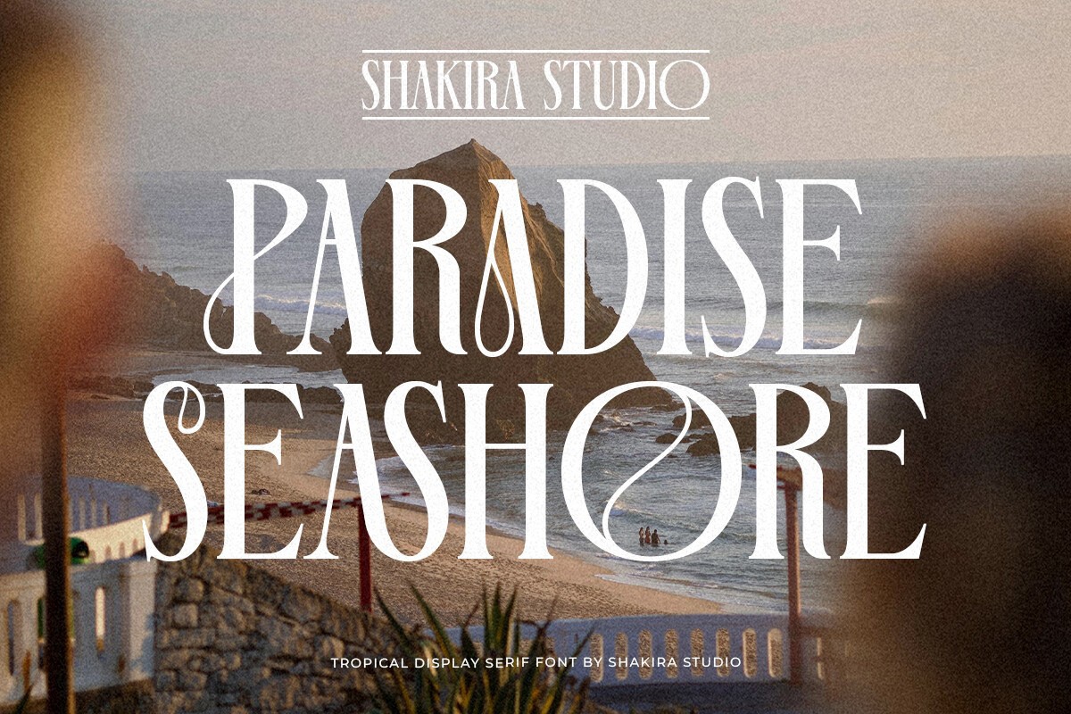 フォント Paradise Seashore