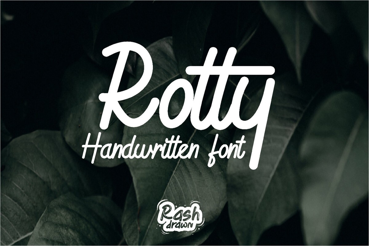 フォント Rotty