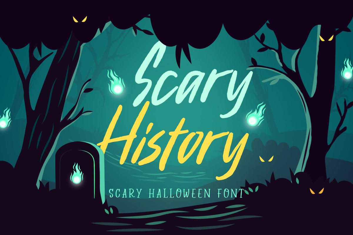 フォント Scary History