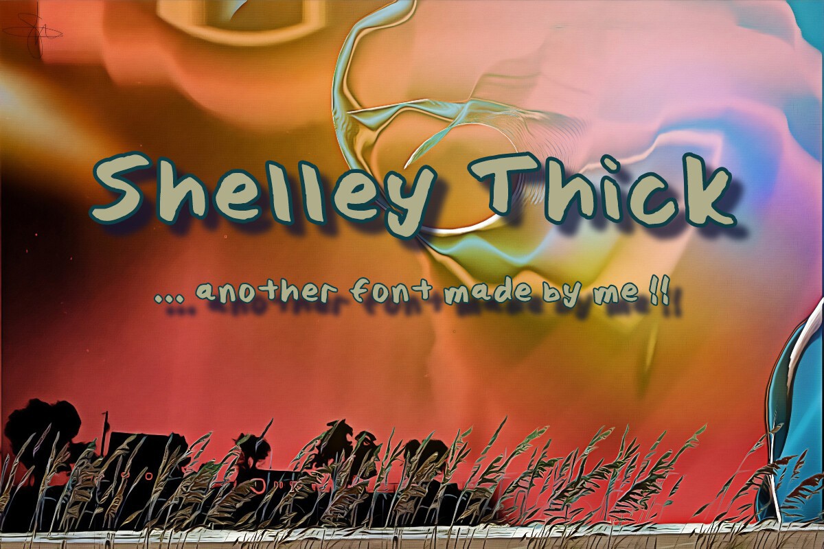 フォント Shelley Thick
