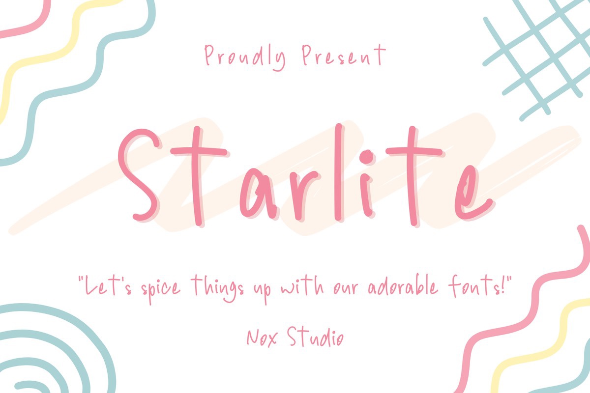 フォント Starlite
