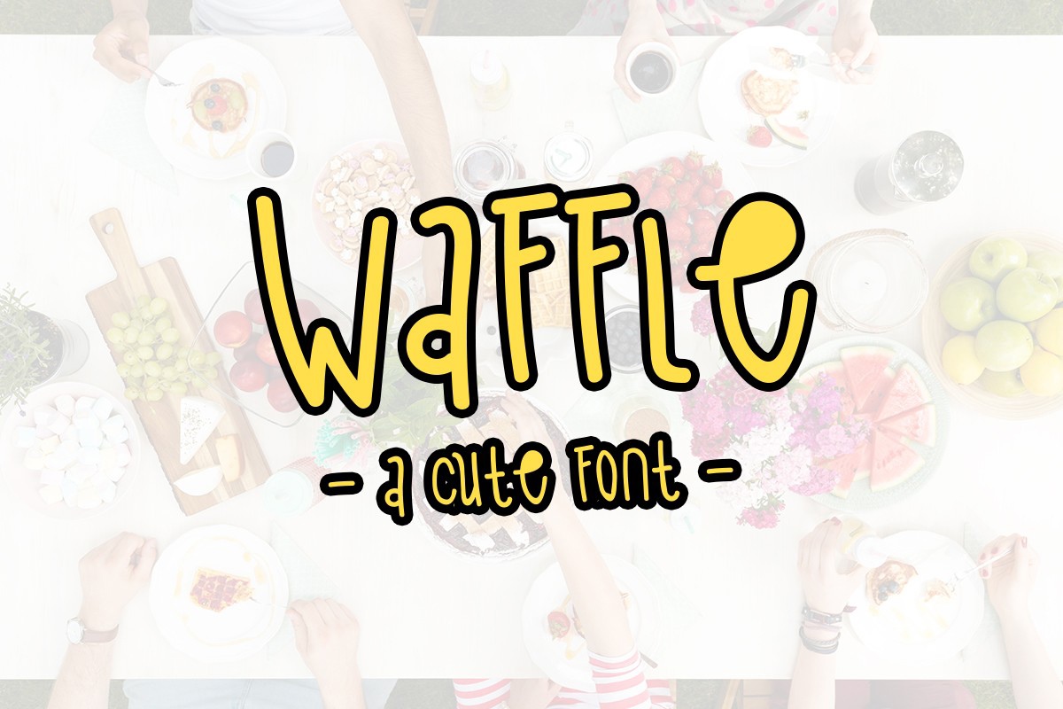 フォント Waffle
