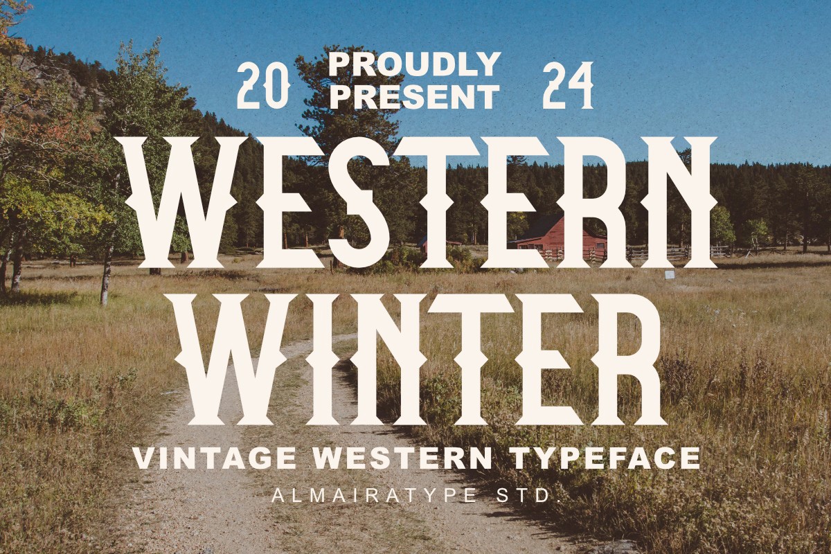 フォント Western Winter